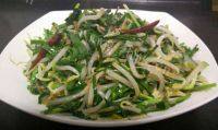 家常韭菜炒豆芽