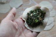 口感饱满的荠菜饺子做法图解10)