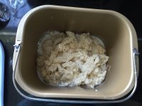 可口的卡仕达蜜豆包做法图解2)