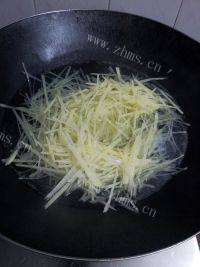 #营养美食#酸辣土豆丝做法图解3)