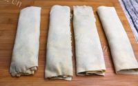 瘦身健康的葱香鸡肉豆皮卷做法图解8)