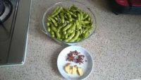 下酒菜盐水毛豆做法图解1)