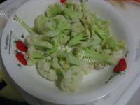 家常菜炒有机菜花做法图解3)