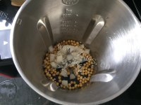 白萝卜糯米豆浆做法图解3)
