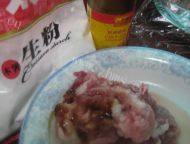 家常蚝油肉片淋苦瓜做法图解1)