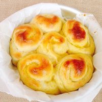 色香味浓的花朵面包做法图解22)