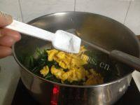 菠菜炒蛋自制