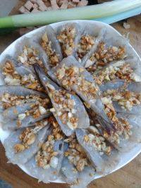 美味的蒜茸开边虾做法图解10)