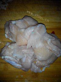 照烧鸡肉花生素肉做法图解4)