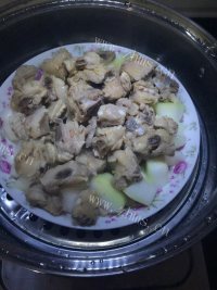 美味的清蒸冬瓜排骨做法图解7)