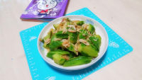 家常菜虾皮炒丝瓜