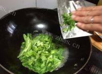 家常菜清炒蓬蒿菜