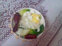 让人怀念的青菜鸡蛋面
