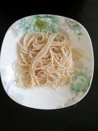 自己做的青椒肉丝炒面做法图解5)
