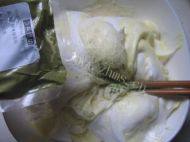 抹茶花生牛轧糖做法图解4)