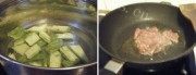简简单单的苦瓜炒牛肉做法图解2)