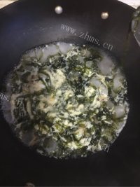 爽口的紫菜蛋花汤做法图解8)