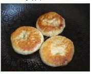 韭菜肉饼