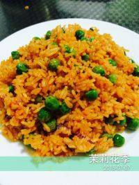 美味青豆韩式辣酱炒饭做法图解6)
