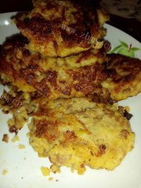 美味的香煎土豆饼