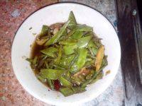 家常菜扁豆角炒肉