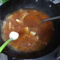 好喝的茄汁豆腐煲做法图解9)