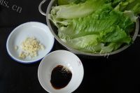 家常菜蒜香蚝油生菜做法图解1)