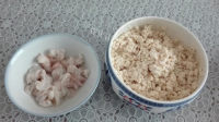 鲜美豆腐虾仁羹做法图解2)