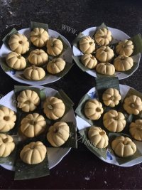 自制南瓜饼做法图解4)