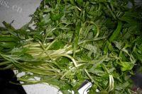 芦蒿炒肉丝做法图解1)