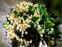 雪里蕻拌金豆做法图解6)