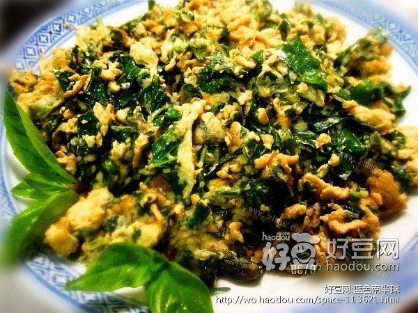 九层塔炒鸡蛋