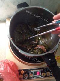 美味的闽南风味肉粽做法图解16)