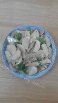 家常菜肉片炒山药