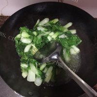 家常菜清炒青菜做法图解3)