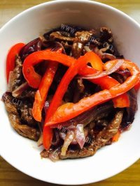 米饭拍档-葱爆牛肉丝做法图解12)