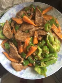 美味的爆炒猪肝做法图解10)