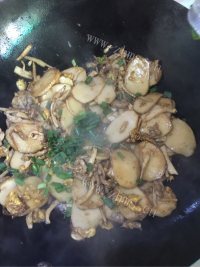 自制肉丝炒年糕