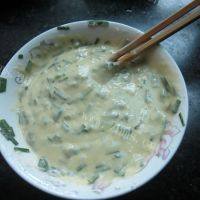 自制韭菜鸡蛋煎饼做法图解6)