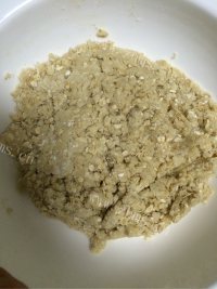 自制燕麦椰蓉饼干做法图解4)