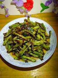 家常菜酱烧豆角