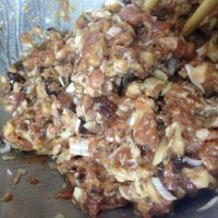 美味的豇豆猪肉包做法图解7)