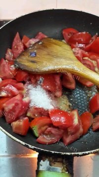 色香味俱全的番茄炒蛋做法图解5)
