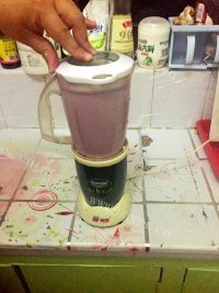 美味的紫薯凉糕做法图解6)
