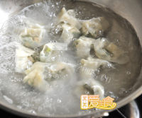 美味的荠菜馄饨