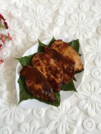 美味的蜜汁鸡排做法图解13)