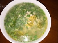 美味的娃娃菜肉末汤做法图解11)