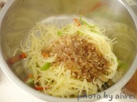 家常菜炝拌土豆丝