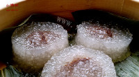 美味的水晶西米豆沙糕做法图解8)