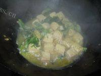 诱人的小白菜炖豆腐